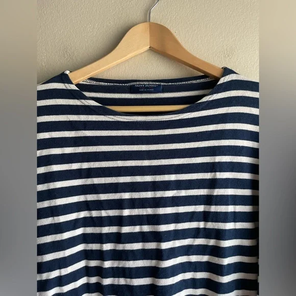 Saint James Women Striped Sweater Size 38 - Picture 2 of 10